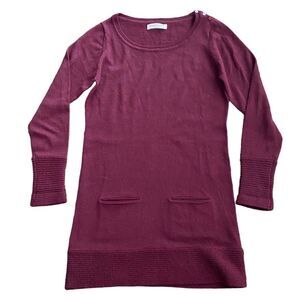 Brunella Gori Sweater Dress 100% Extrafine Merino Wool Large